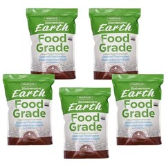 Harris 4 lbs. Diatomaceous Earth Food Grade 100% (5-Pack) use in animal feeds,