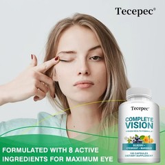 Complete Vision Improves Blood Circulation Bilberry+Eyebright+Marigold 120 Caps