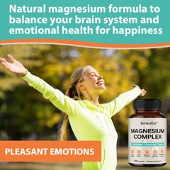 Triple Magnesium Complex Brain Sleep Health L Threonate Glycinate Mood 120 Caps
