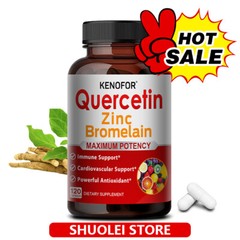 1000MG Quercetin with Bromelain & Zinc – Natural Immune Support Supplement USA