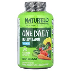 2 X NATURELO, One Daily Multivitamin For Men, 240 Vegetarian Capsules