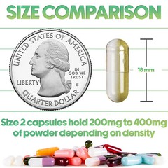 Capsules Express- Size 2 Separated Clear Empty Gelatin Capsules Gelcaps Pill Cap