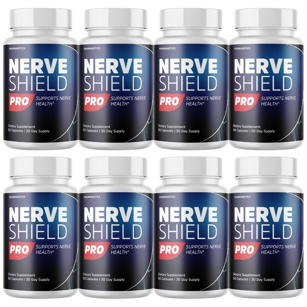 Nerve Shield Pro Advanced Formula for Neuropathy- 8 Bottles Official