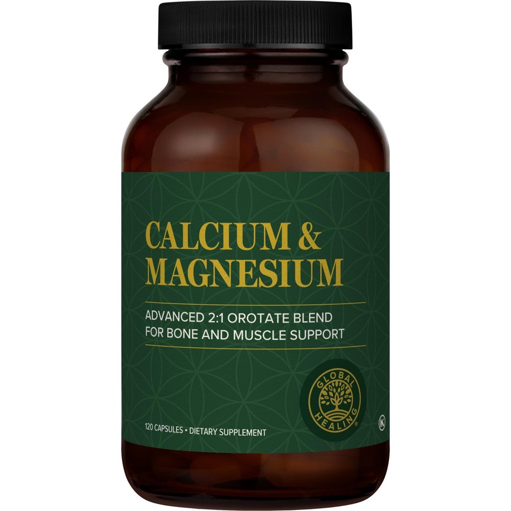 Global Healing Calcium and Magnesium Orotate Bone Strength Supplement for Wo…