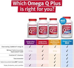 Dr. Sinatra Omega Q Plus Resveratrol-Omega-3 Supplement with CoQ10 and Resveratr