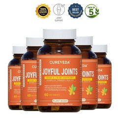 5 Pack C.ureveda Joyful Joint Support 60 Tablets
