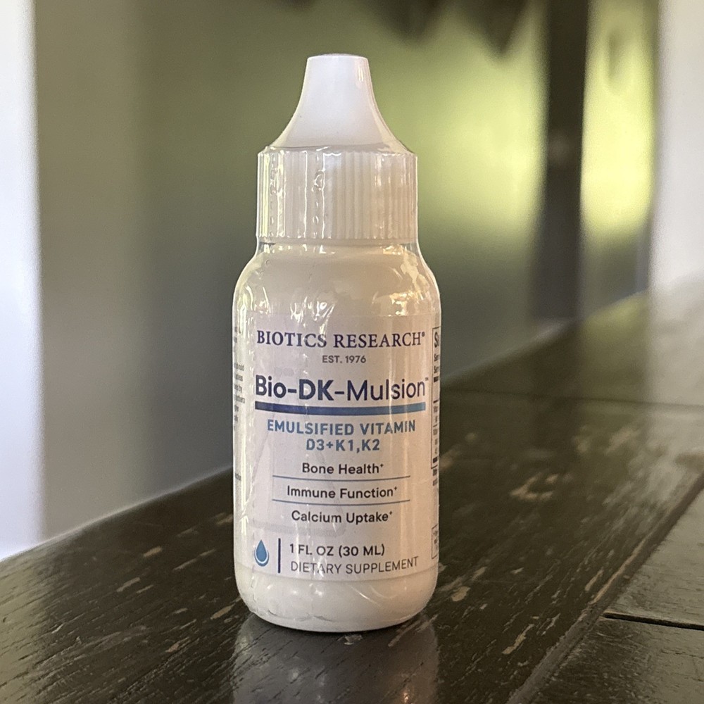 Biotics Research – Bio-DK-Mulsion (1oz) 30ml Vitamin D K Drops