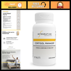 Cortisol Manager – Balance Cortisol, Support Relaxation & Sleep – Ashwagandha &