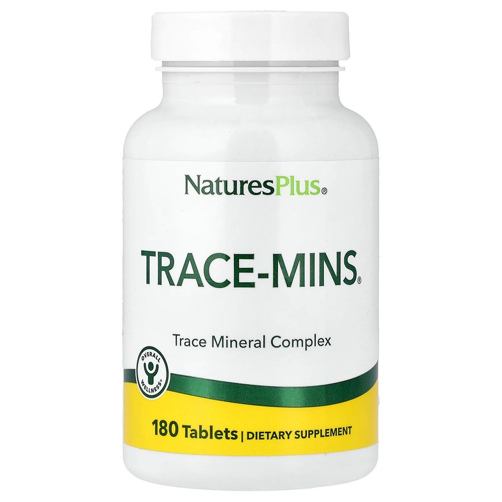 2 X NaturesPlus, Trace-Mins�, Trace Mineral Complex, 180 Tablets