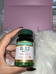 Nature’s Bounty B-12 1000 mcg 100 Coated Tablets Aids in Energy Conversion