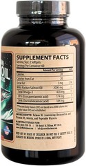 Omega-3 Supplement- Wild Alaskan Salmon Oil- 1000mg, EPA and DHA- 120 Softgels