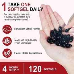 Acentiallabs Triple Strength Astaxanthin 12mg 120 Softgels Eye Skin Health
