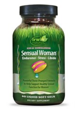 Irwin Naturals Sensual Woman Endurance Stress Libido 60 Soft Gels – Exp: 03/2025