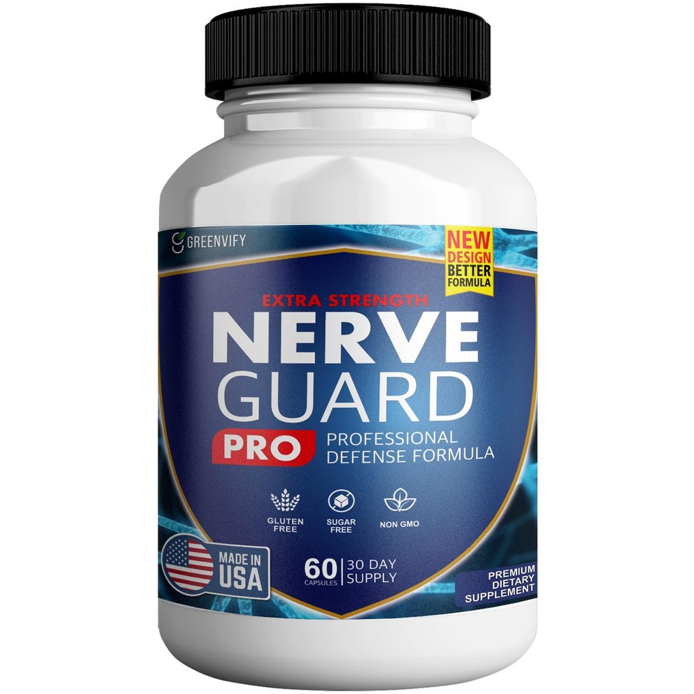 Nerve Guard Plus Pro Advanced Formula with 60 Count (Pack of 1)