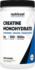 Nutricost Creatine Monohydrate Micronized Powder 500G, 500 Gram (Pack of 1)