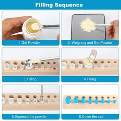 10 Pcs Lab Tool Kit with Lab Spoon, Lab Scoops, Micro Funnels, Filling