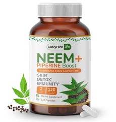 Cosynee Life NEEM Leaf Extract + Piperine 300mg 120 120 Count (Pack of 1)