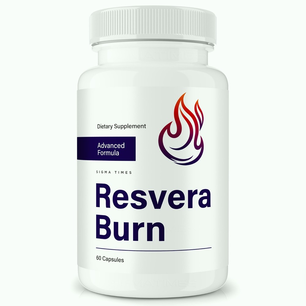 ResveraBurn Capsules, Resvera Burn Advanced Weight Loss, Fat Burner Formula 60ct