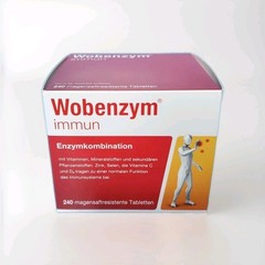 Wobenzym Immune Enzyme/Vit Combination Entric Coated 240 Tabs Exp 5/2027