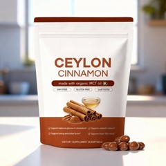 Ceylon Cinnamon Softgels 7200Mg Equivalent Containing Mct Oil 30pcs/pack