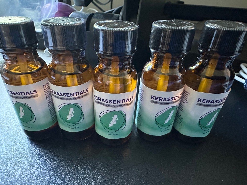 Original Formula KERASSENTIALS 15ml Dark Glass bottle for Nail Fungus SEALED