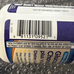 Equate Triple Strength Glucosamine Tablets 80ct 3-Pack Joint Health Vitamin D