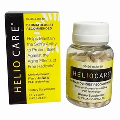 Heliocare Fernblock Skin Protection Dietary Supplement ~ 60 Capsules ~ Exp 9/27