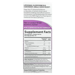 2 X Aurora Nutrascience, Mega-Pack+�, Liposomal Glutathione, 10 Packets, 0.68 f