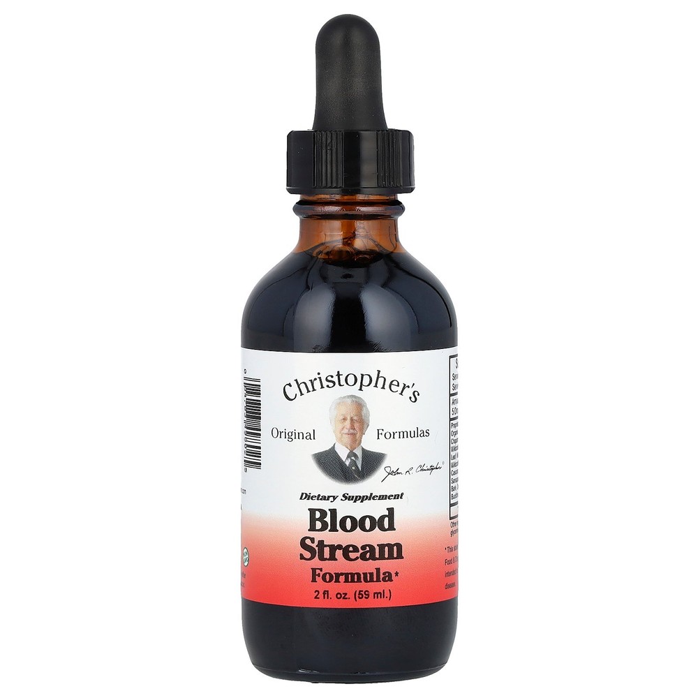 Christopher s Original Formulas Blood Stream Formula 2 fl oz 59 ml Chemical-Free