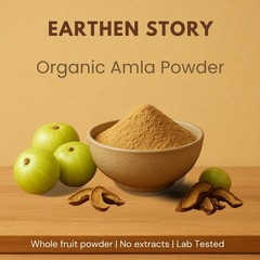 Dry Amla Powder for Hair Growth Organic, Eating, Drinking 100gm FreeShipping