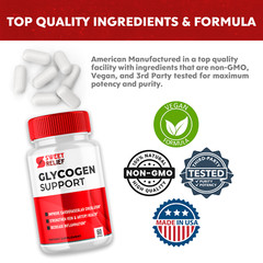 Sweet Relief Glycogen Support Capsules, Sweet Relief Pills (60 Capsules)