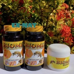 2 BIOMED Cap + 1 Cream Kit Anti-Inflammatory Bee Therapy Arthritis Pain Muscular