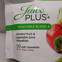 JUICE PLUS+ VEGETABLE BLEND 120 SOFT CHEWABLES 2 MONTH SUPPLY NEW SEALED 08/2025