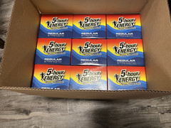 5-hour ENERGY Shot, Regular Strength Berry, 1.93 Ounce, 216 Count , Exp 7/26