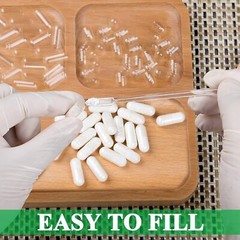 Gelatin Size 00 Separated Capsules 1000 Count Capsules Empty Capsules