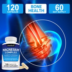 Magnesium Complex 1000mg 8 Elemental Magnesium for Muscle Bones Heart Health