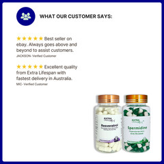 Spermidine Resveratrol Australia 60 Capsule Autophagy Anti Aging Supplements