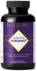 NAOMI Italian Citrus Bergamot 500mg with Resveratrol – Supports Healthy Choles