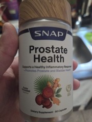 SNAP Prostate Health 90 Capsules + Nitric Oxide Mixed Berry Powder, Vegan