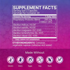 60 Capsules Microbiome Labs Megasporebiotic for Probiotics Digestive Vitality