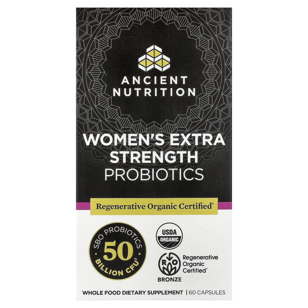 2 X Ancient Nutrition, Women’s Probiotics, 60 Capsules