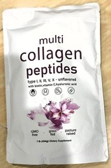 2 Pack Multi Collagen Peptides Powder 1lb Unflavored no GMO Type I,II,III,V,X