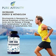200 Count B3 Nicotinamide 500mg – Flush-Free Niacin, Energy Booster, Anti-Aging,
