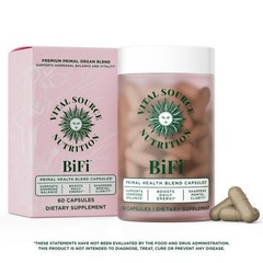 BiFi Primal Health Blend Bovine Organ Supplement Hormone & Energy Support 60ct