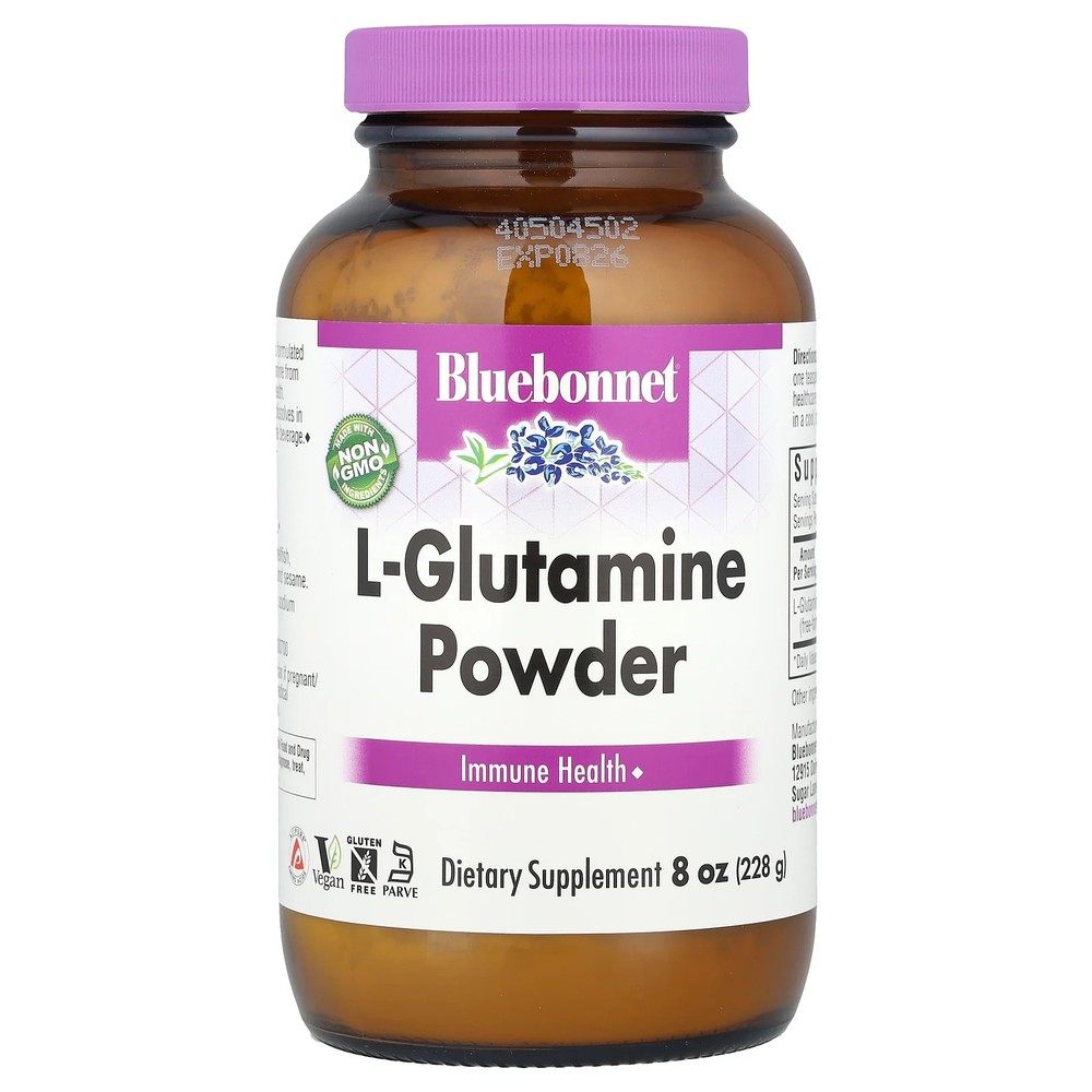 2 X Bluebonnet Nutrition, L-Glutamine Powder, 8 oz (228 g)