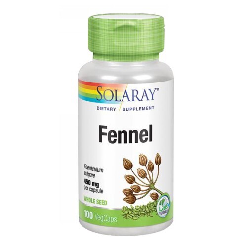 Fennel 100 Caps 450 mg by Solaray