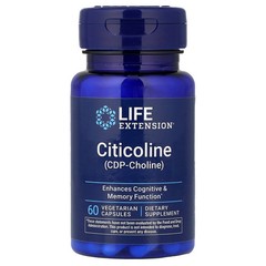 2 X Life Extension, Citicoline (CDP-Choline), 60 Vegetarian Capsules (250 mg pe