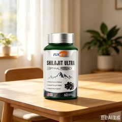 Shilajit Flynew Optimal Ultra Shilajit Extract Potency, with L-Arginine 1pack