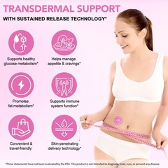 SOLOTREE Berberine Vegan Slimming Transdermal Patch Control Appetite Weight Loss