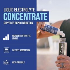Ionic Lytes Electrolyte Concentrate (96 Servings) | Sugar Free, Keto Electrolyte
